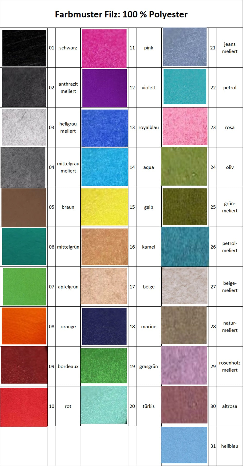 Felt coaster seal, 4 sizes