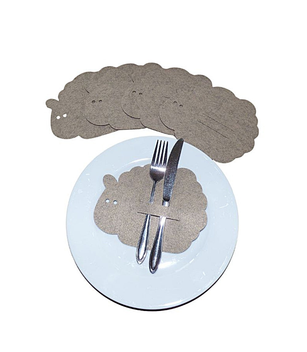 Filzuntersetzer Schaf – Natürlich, charmant & handgefertigt für Dein Zuhause