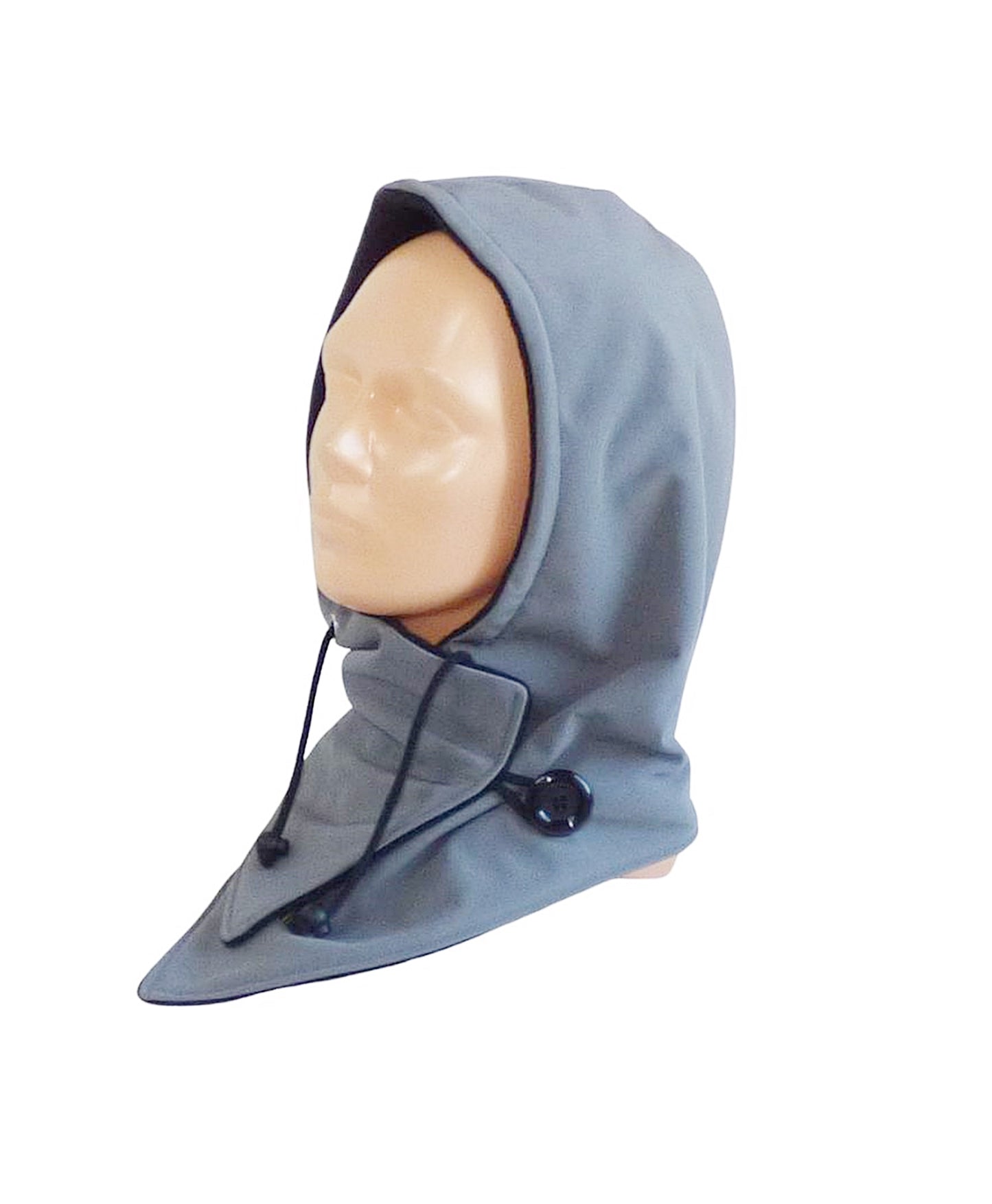 Kapuzenschal Softshell hellgrau