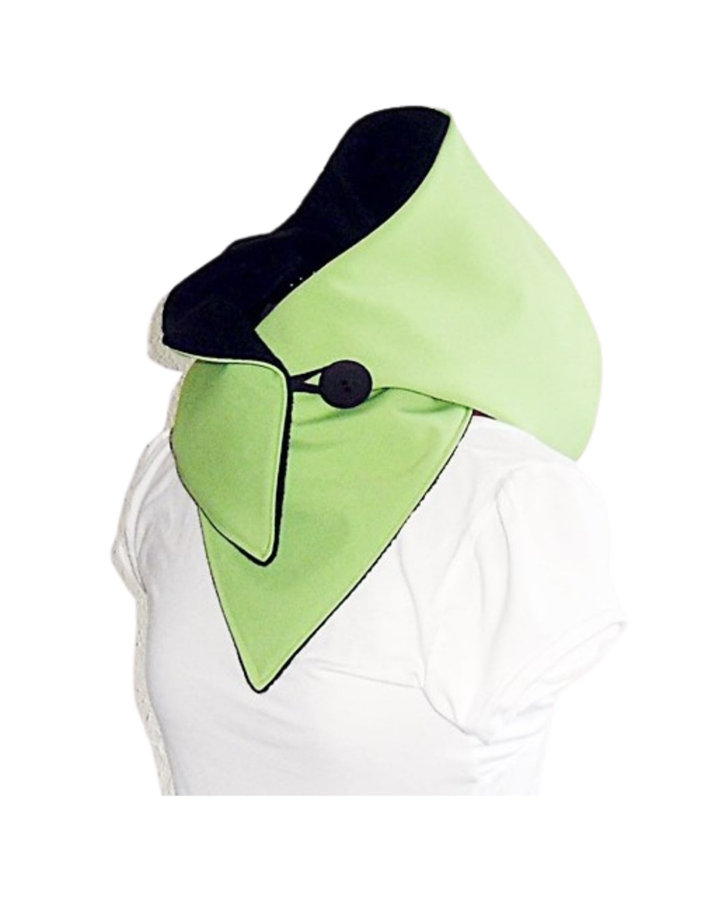 Kapuzenschal-Softshell, apfelgrün
