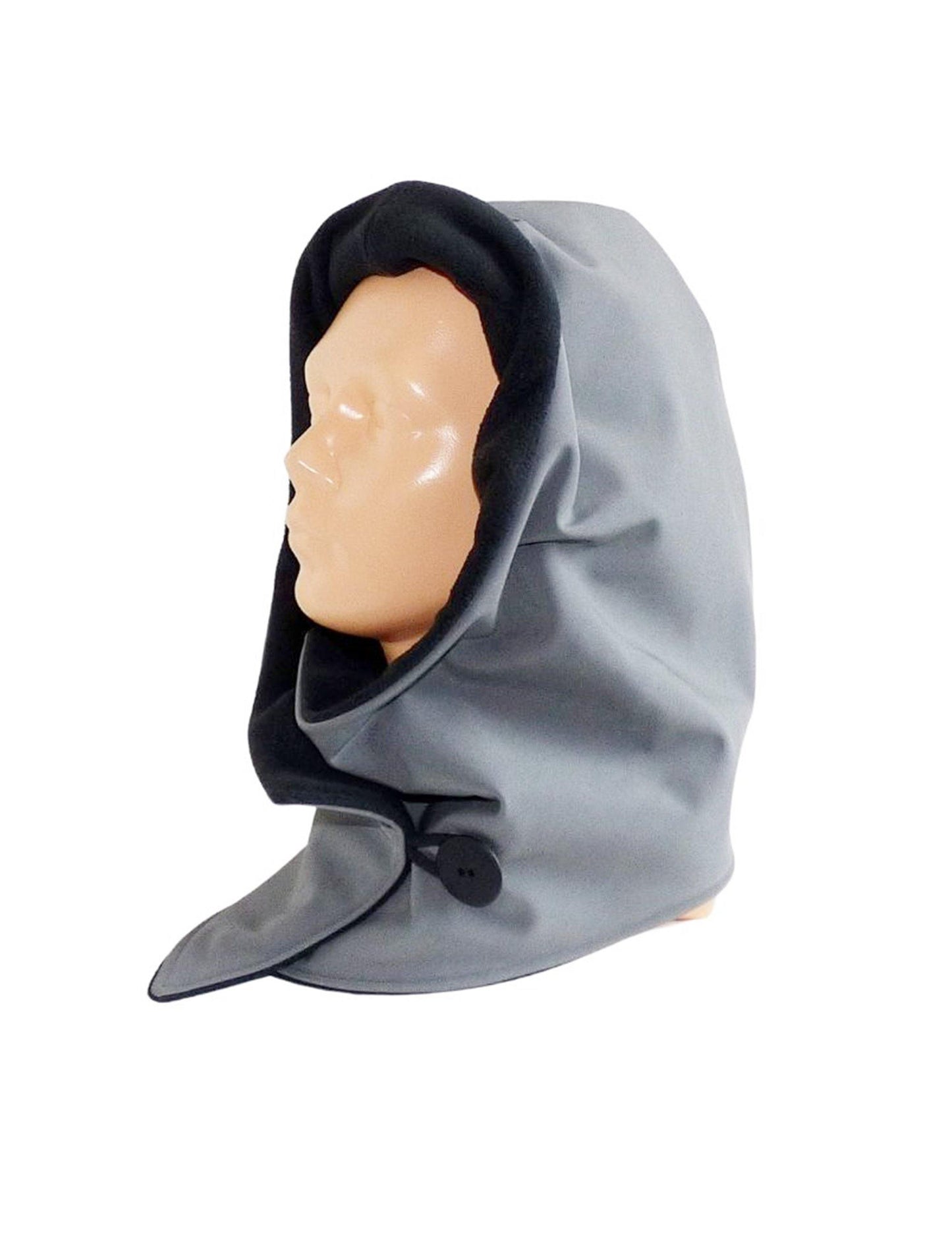 Kapuzenschal, Softshell, elefantengrau