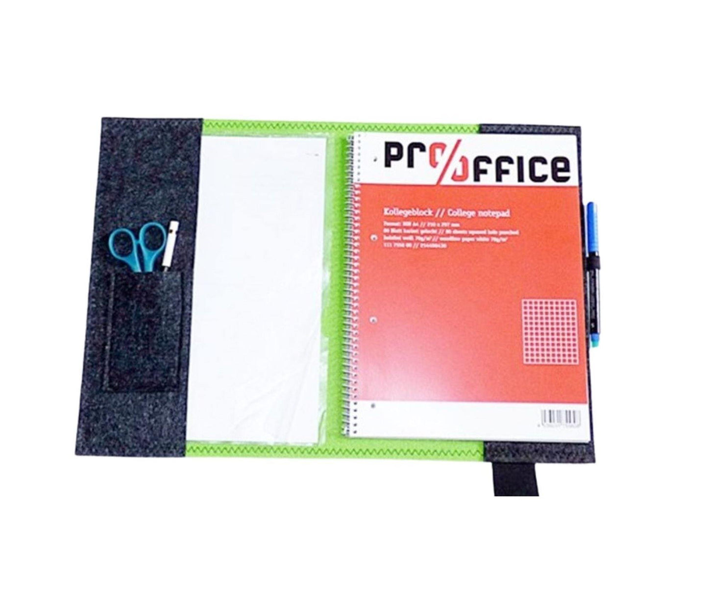 Schreibmappe, Aktenmappe, Filz