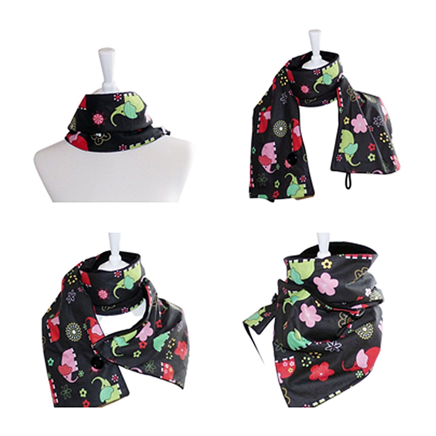 Dreieckschal, Wickelschal, Baumwolle