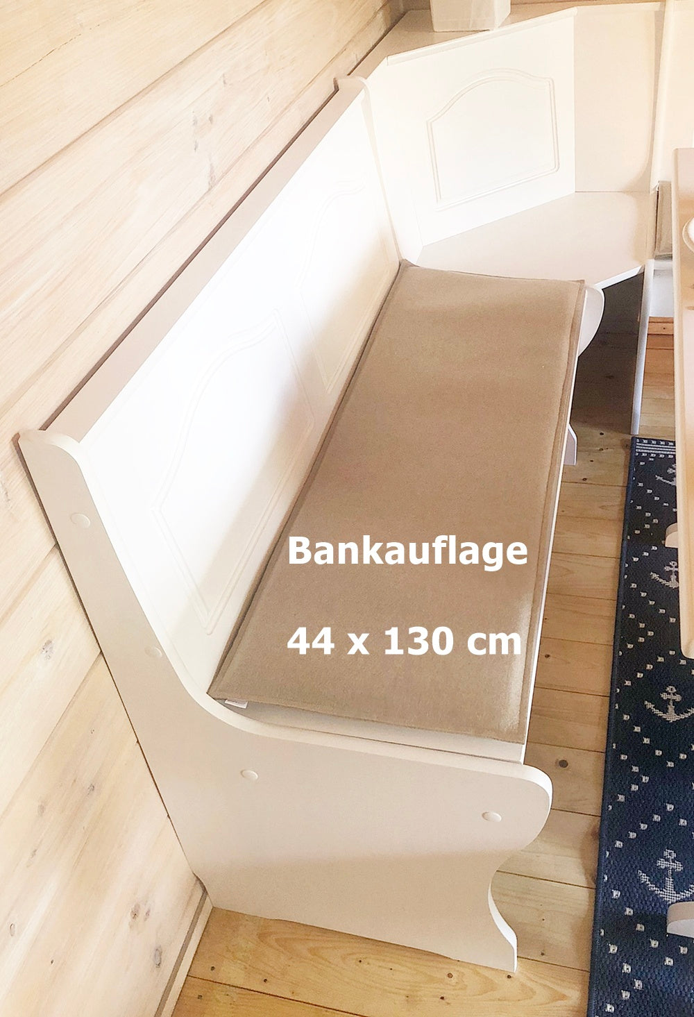 Filz Bankauflage 44 x 130 cm
