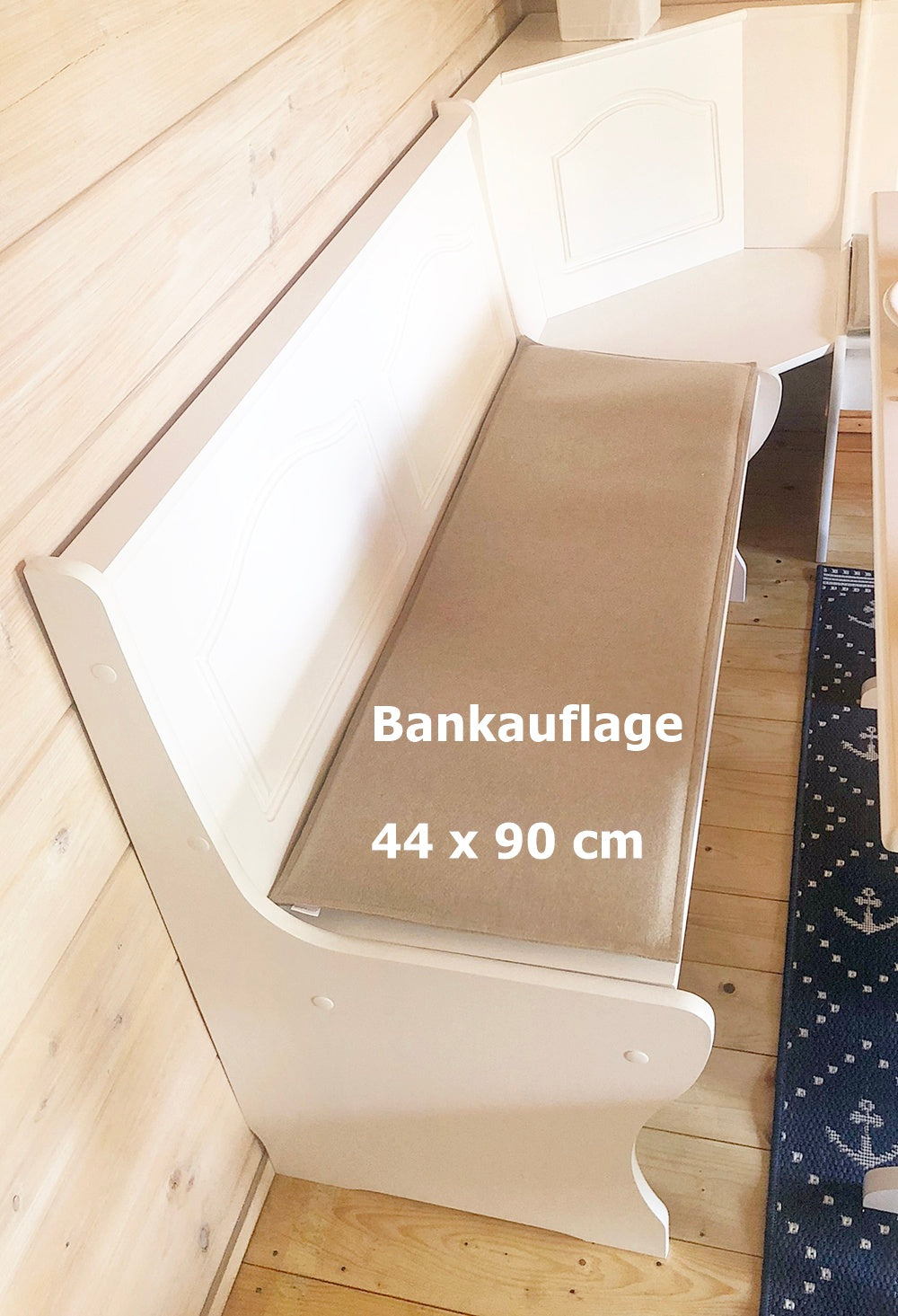 Filz Bankauflage 44 x 90 cm