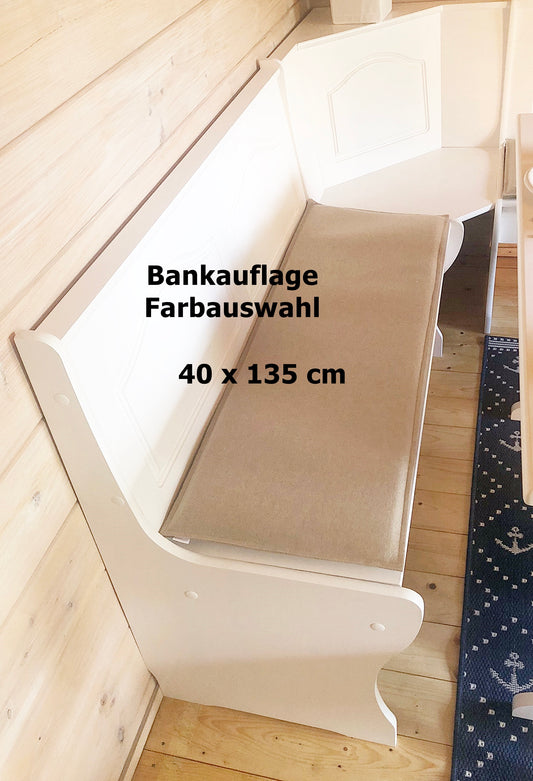 Bankauflage aus Filz, 40 x 135 cm