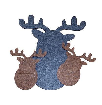 Filzuntersetzer Elch – Naturverbundene Deko & zuverlässiger Schutz für deinen Tisch