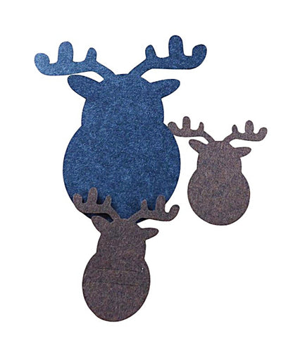 Filzuntersetzer Elch – Naturverbundene Deko & zuverlässiger Schutz für deinen Tisch