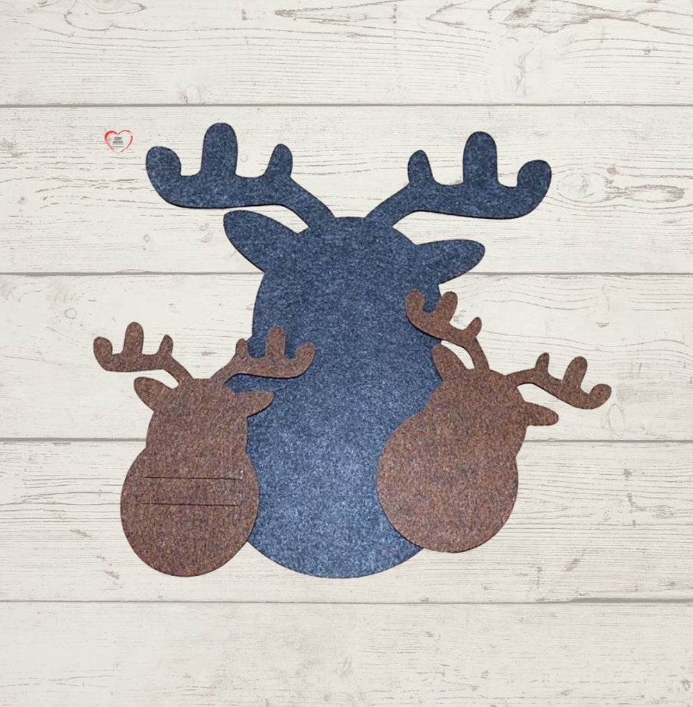 Filzuntersetzer Elch – Naturverbundene Deko & zuverlässiger Schutz für deinen Tisch