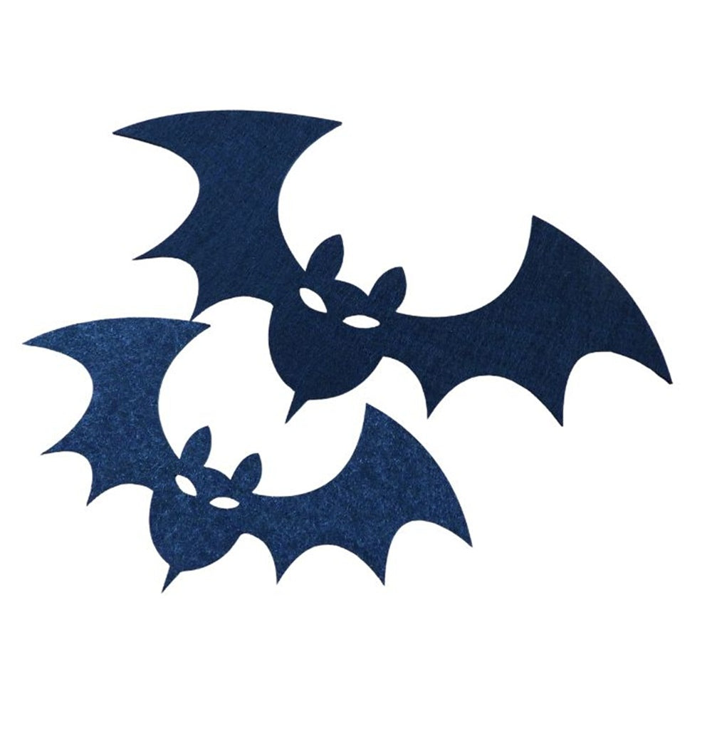 Filzuntersetzer Spinne, Fledermaus oder Geist – Halloween-Motive