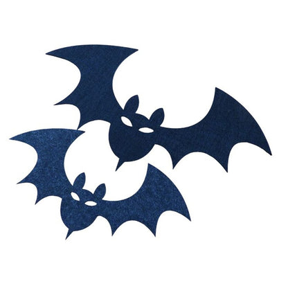 Filzuntersetzer Spinne, Fledermaus oder Geist – Halloween-Motive