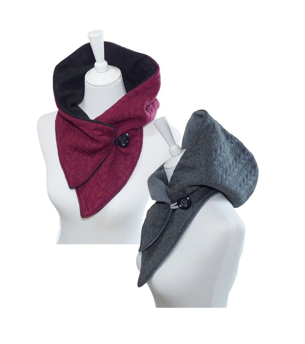 Kapuzenschal Zopf Jacquard – dein handgefertigtes, kuscheliges Lieblingsstück