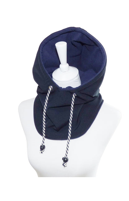 Kapuzenloop aus Softshell – warm, wetterfest & kuschelig, mit oder ohne Tunnelzug