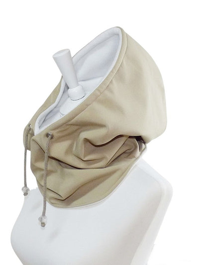 Kapuzenloop aus Softshell – warm, wetterfest & kuschelig, mit oder ohne Tunnelzug