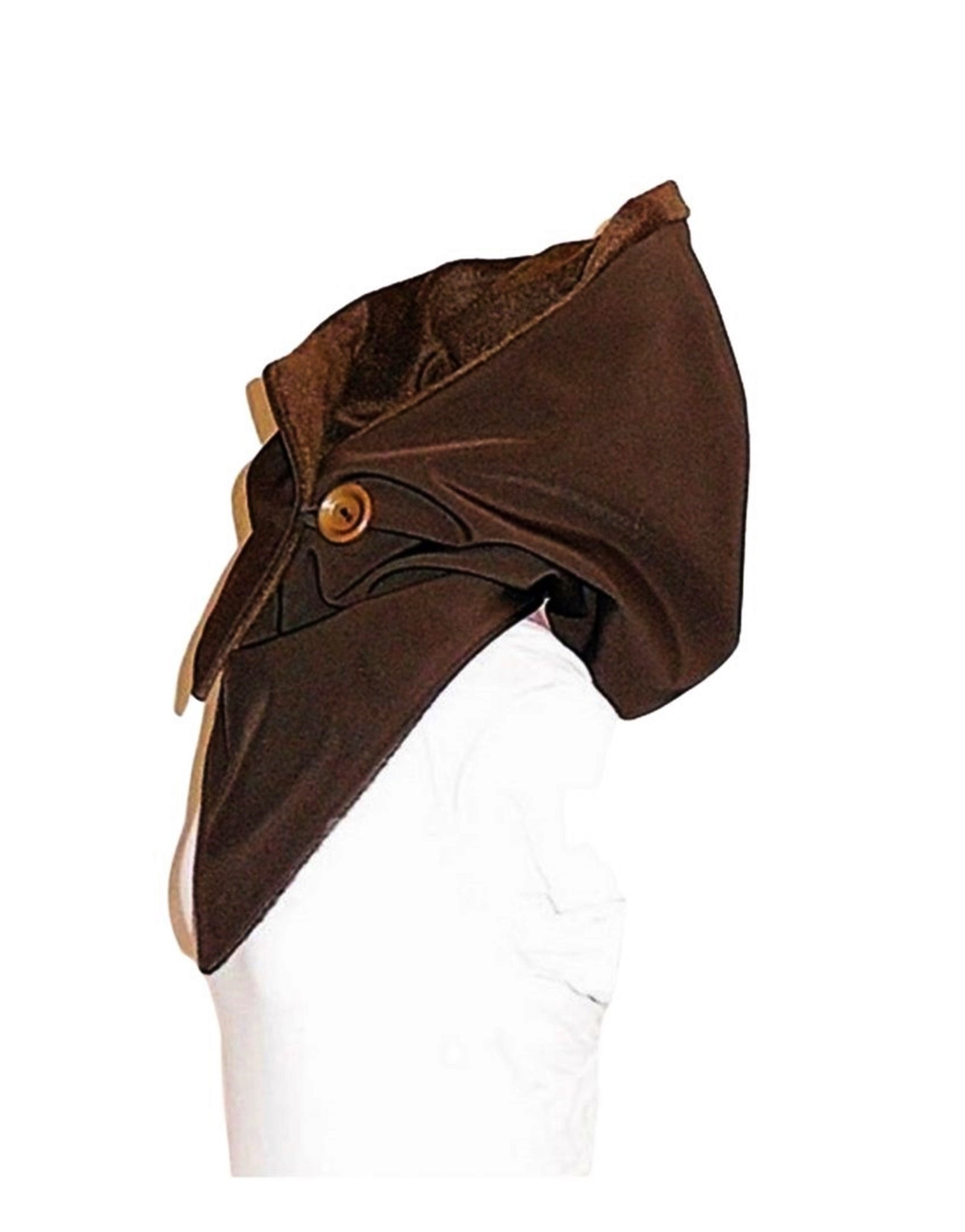 Kapuzenschal Softshell braun