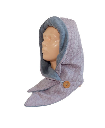 Kapuzenschal Zopf Jacquard – dein handgefertigtes, kuscheliges Lieblingsstück