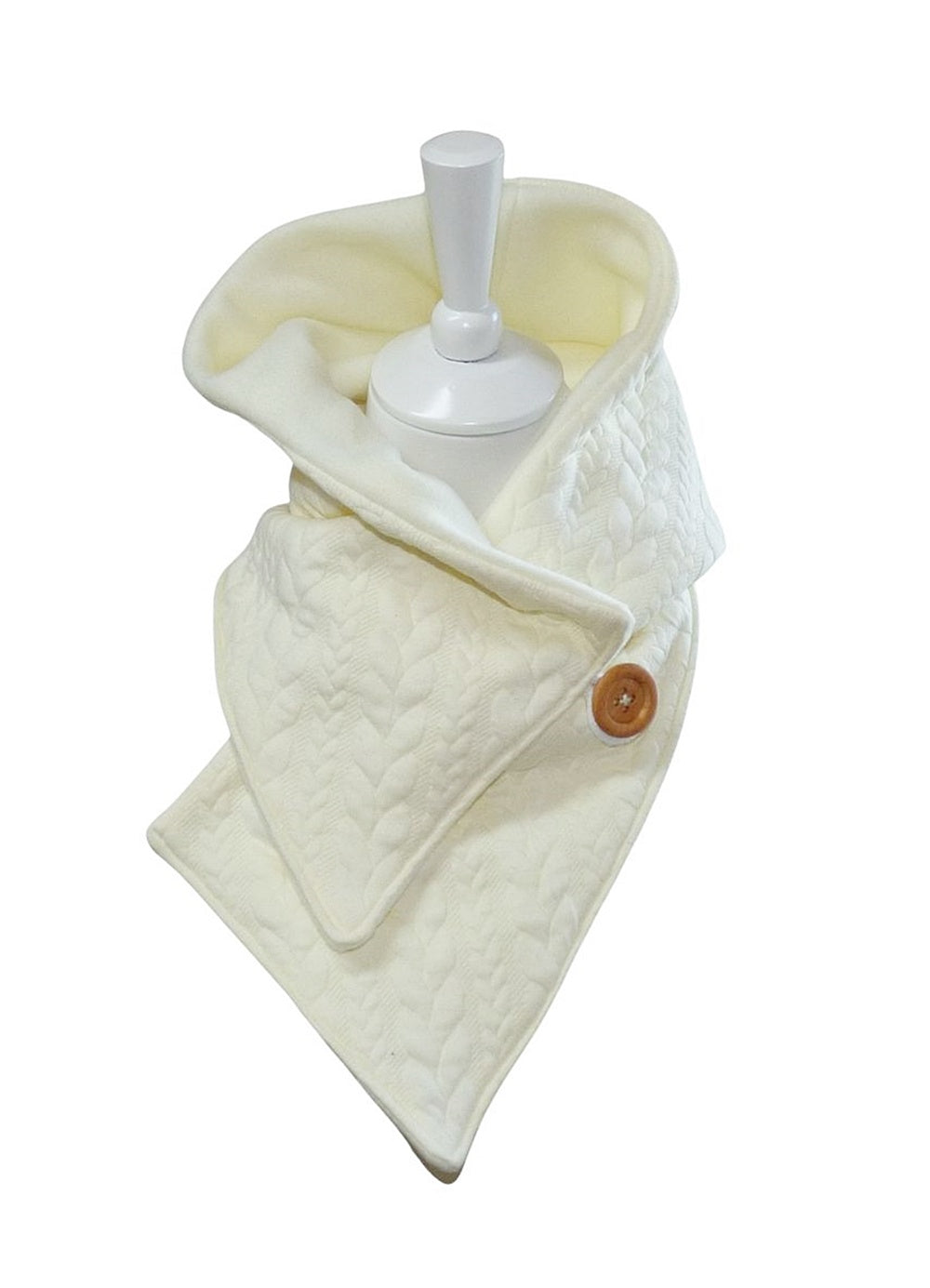 Kapuzenschal Zopf Jacquard – dein handgefertigtes, kuscheliges Lieblingsstück