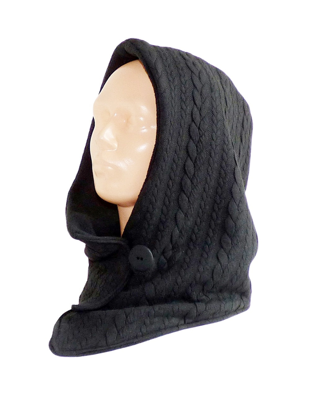 Kapuzenschal Zopf Jacquard – dein handgefertigtes, kuscheliges Lieblingsstück