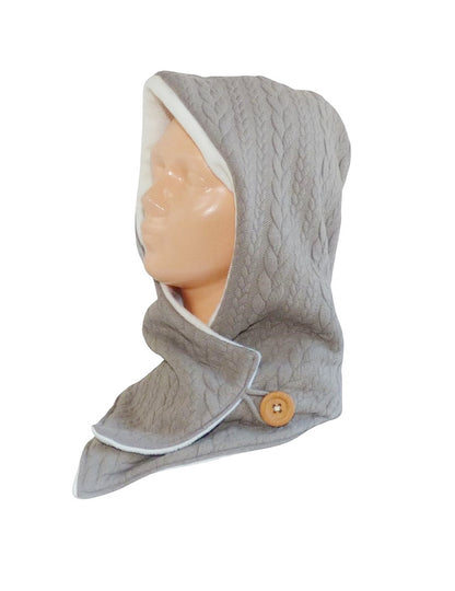 Kapuzenschal Zopf Jacquard – dein handgefertigtes, kuscheliges Lieblingsstück