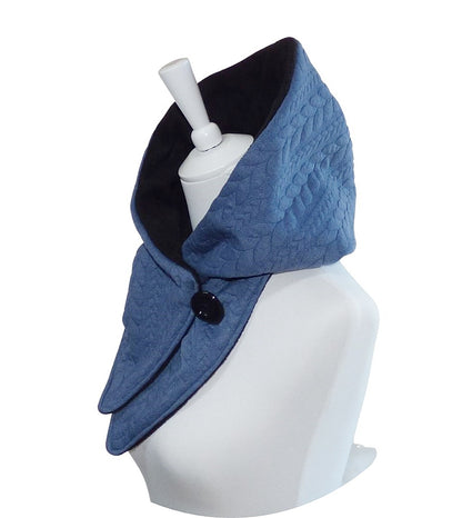 Kapuzenschal Zopf Jacquard – dein handgefertigtes, kuscheliges Lieblingsstück