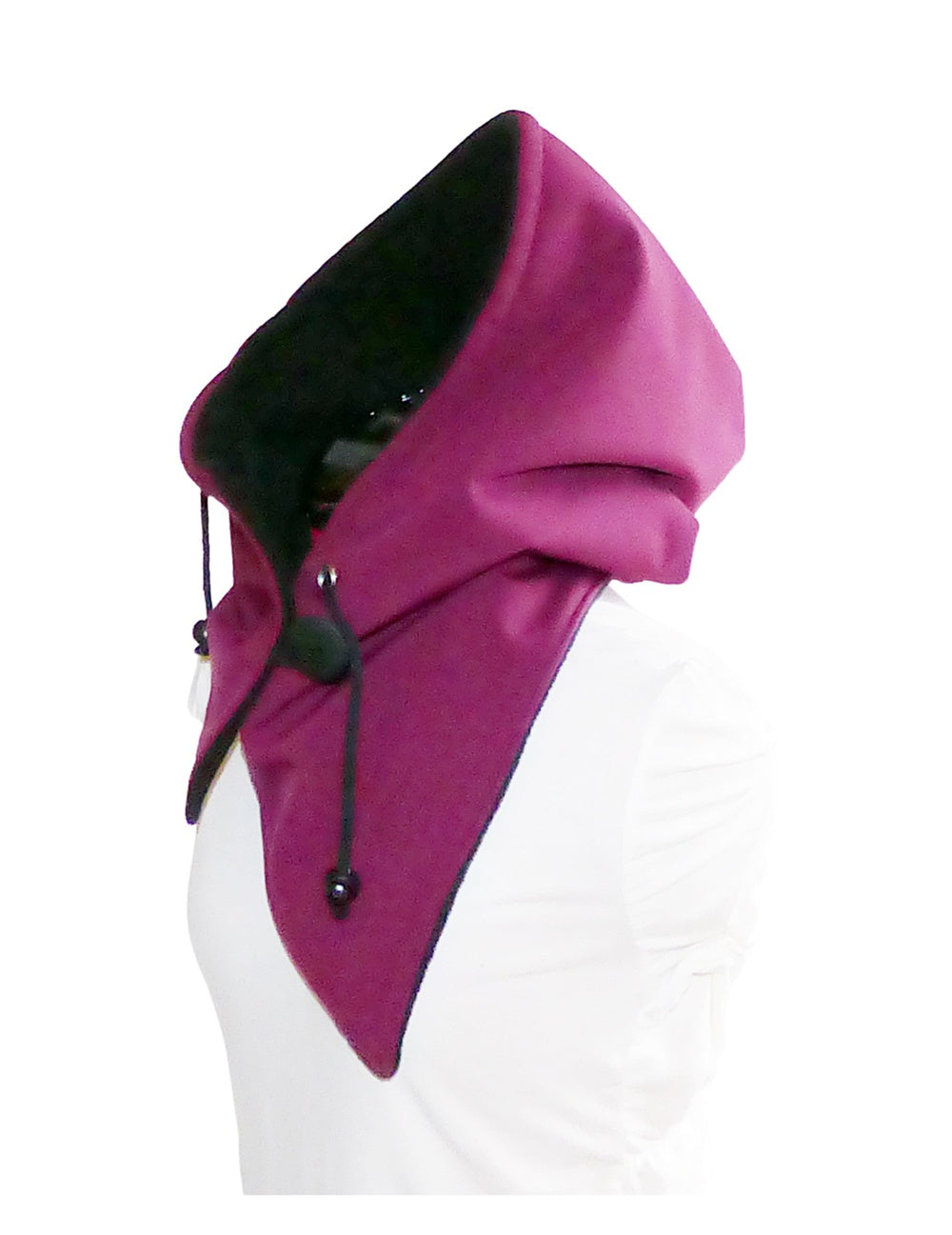 Kapuzenschal aus Softshell – stylisch warm und wetterfest in vielen Farben