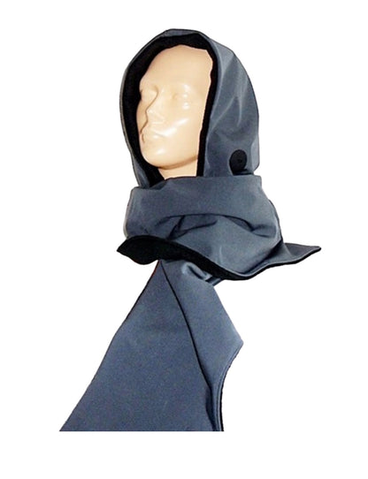 Kapuzenschal aus Softshell – mit langen Schalenden in verschiedenen Farben