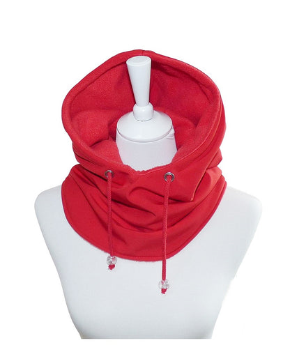 Kapuzenloop aus Softshell – warm, wetterfest & kuschelig, mit oder ohne Tunnelzug