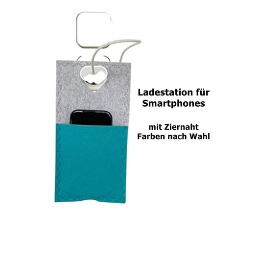 Ladestation für Smartphone, Filz