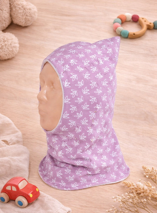 Schlupfmütze 42–47 cm aus Jersey & Fleece