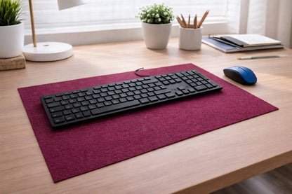 VIOLAN Filz Schreibtischunterlage mit Naht – nachhaltig & schützt deinen Arbeitsplatz