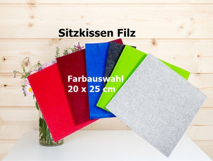 Sitzkissen Filz, 20x25 cm