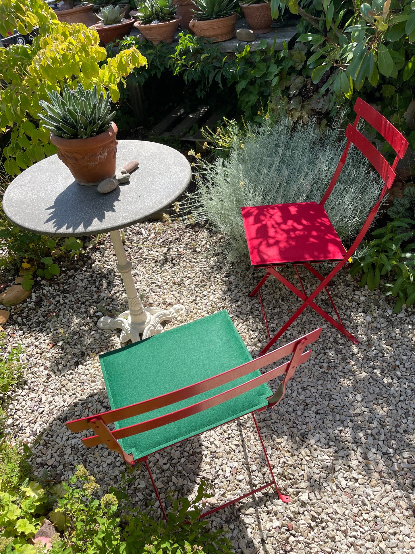 Felt seat cushion, 30x34 cm