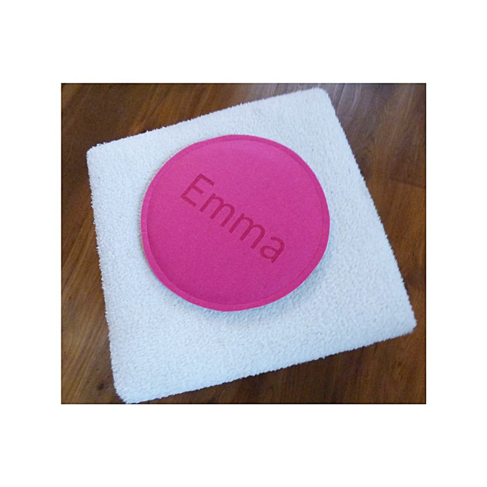 Sitzkissen Filz, Ø 25 cm mit Lasergravur