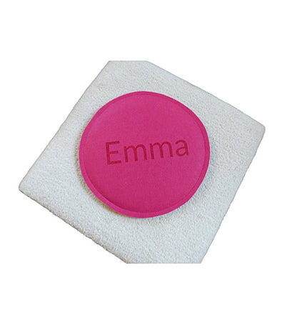 Sitzkissen Filz, Ø 25 cm mit Lasergravur