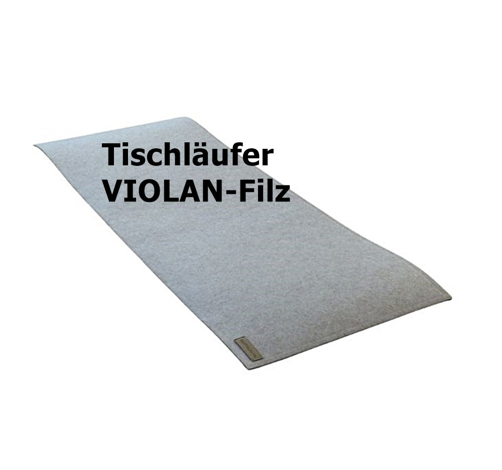 Tischläufer VIOLAN Filz, Farbauswahl, Größenauswahl