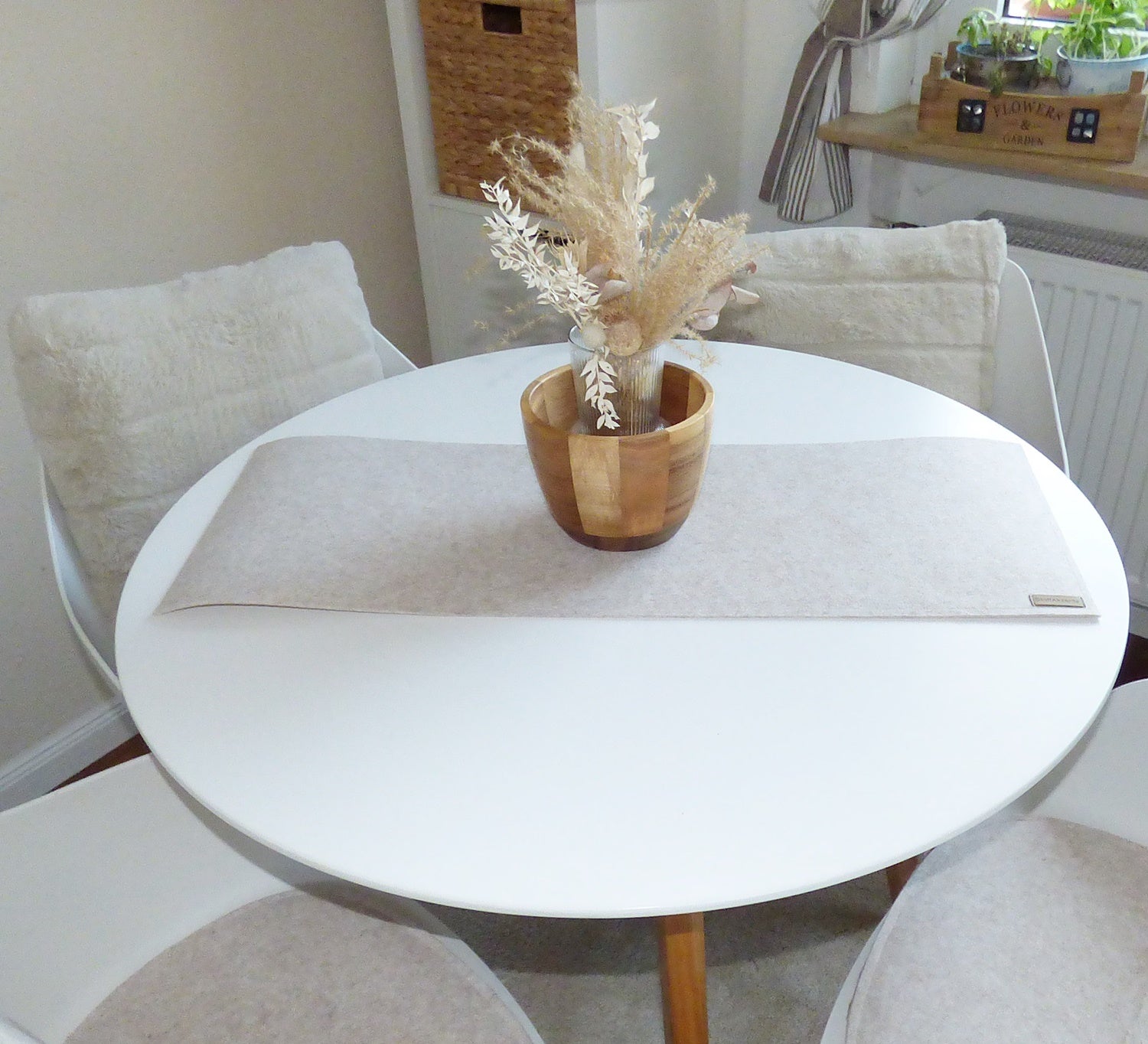 Tischläufer VIOLAN Filz, Farbauswahl, Größenauswahl