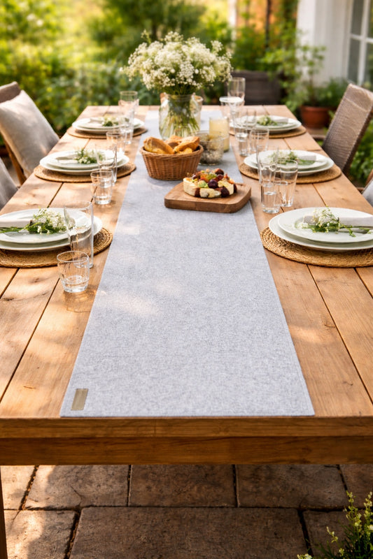 Handgefertigter Filz-Tischläufer 