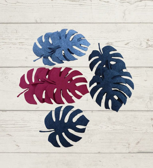 Filzuntersetzer Blatt, 17,5x14 cm