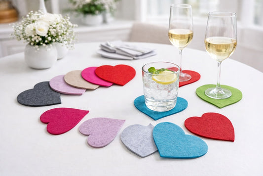 Filzuntersetzer Herz