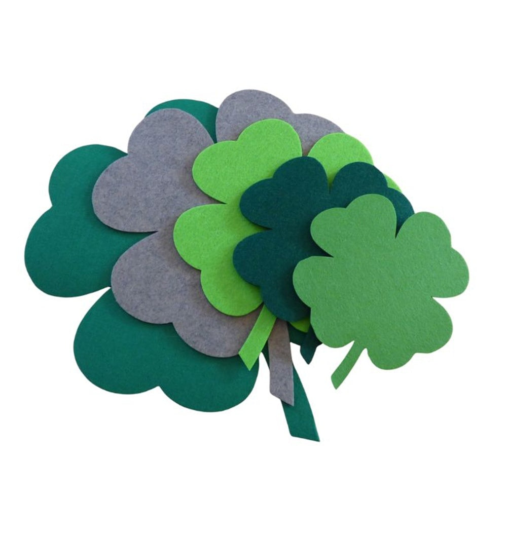 Filzuntersetzer Kleeblatt, Auswahl Größe und Farbe