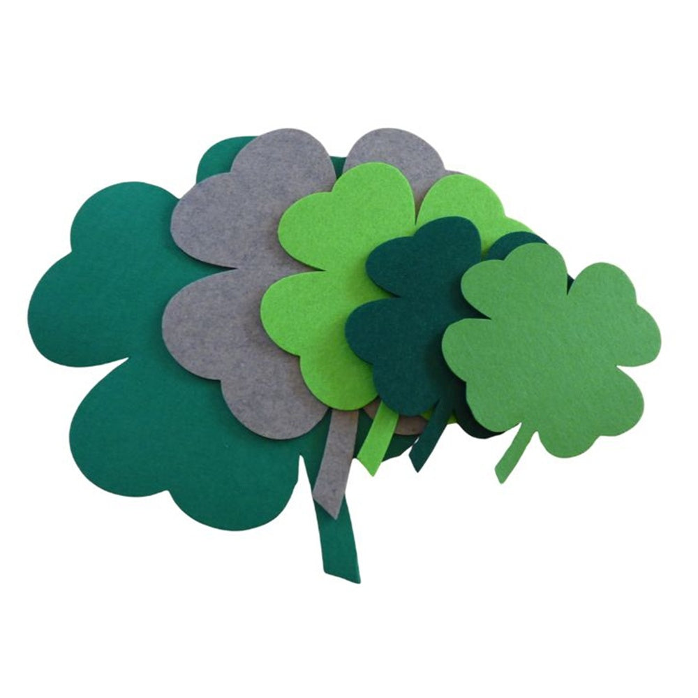 Filzuntersetzer Kleeblatt, Auswahl Größe und Farbe