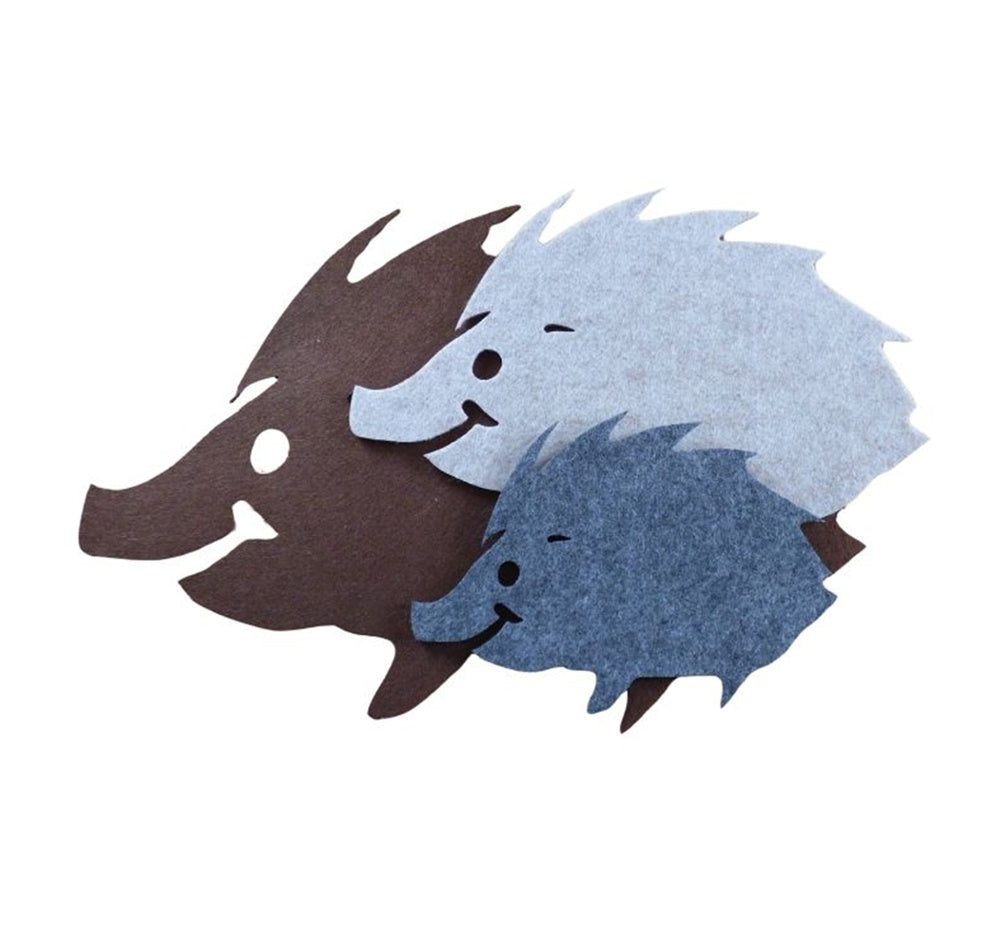 Filzuntersetzer Igel, Auswahl Größe und Farbe