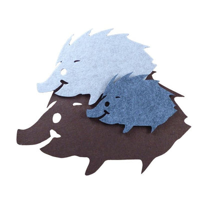 Filzuntersetzer Igel, Auswahl Größe und Farbe