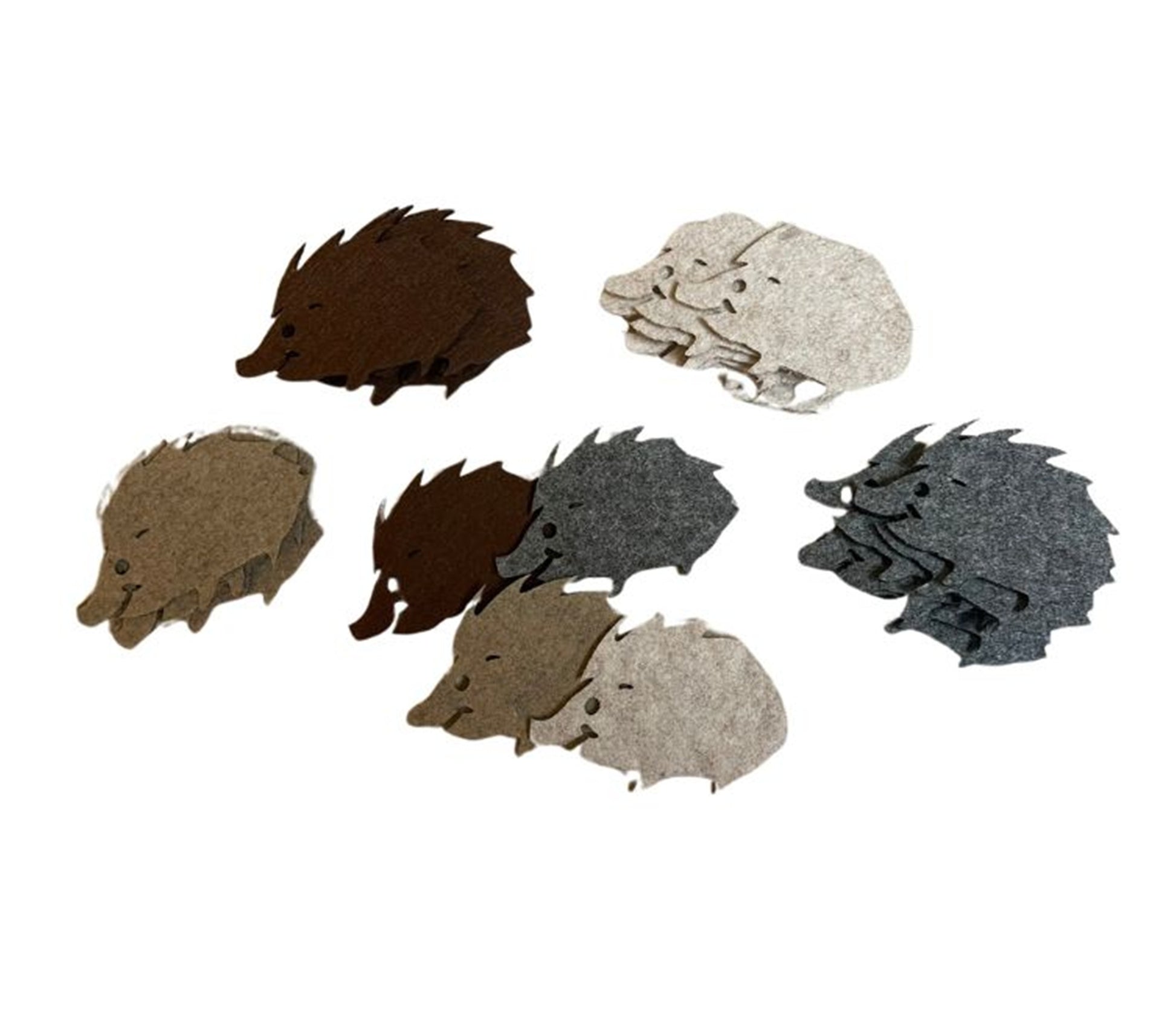 Filzuntersetzer Igel, Auswahl Größe und Farbe