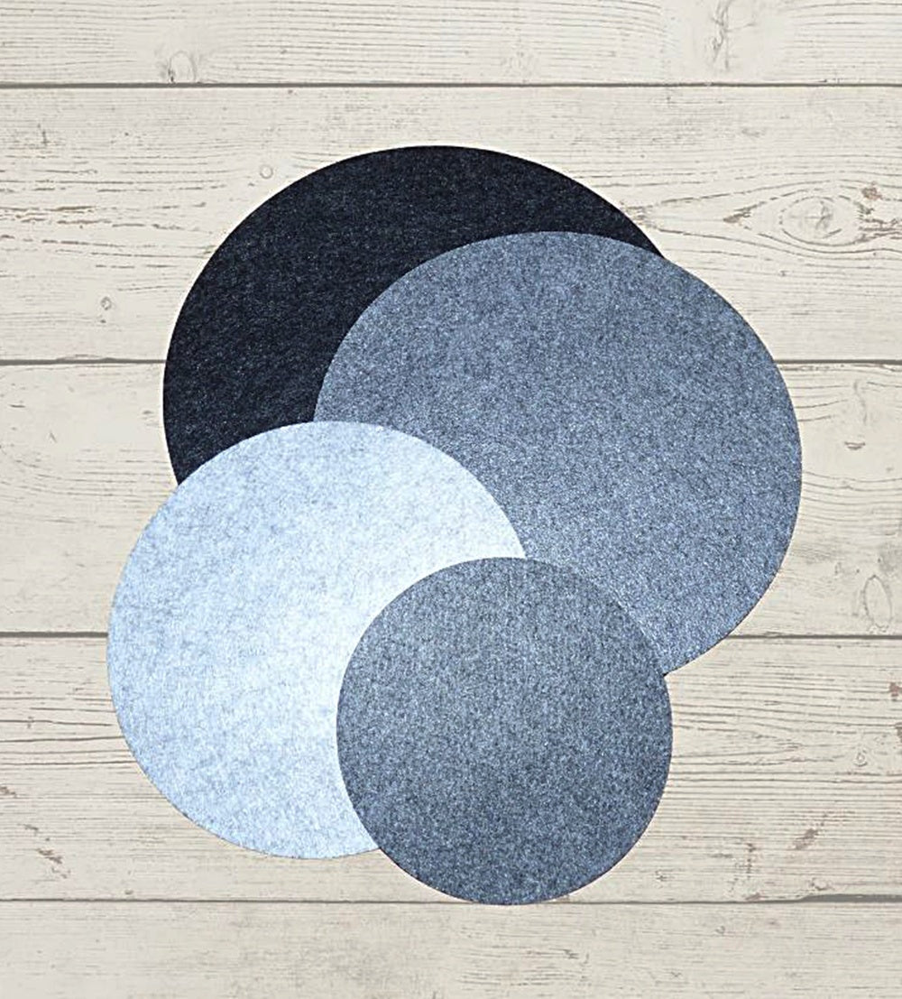 Filzuntersetzer KREIS, Auswahl Größe und Farbe 