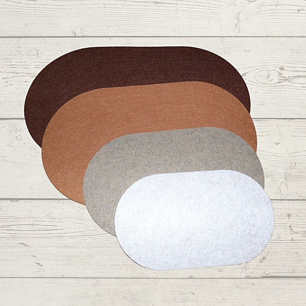 Filzuntersetzer OVAL, Auswahl Größe und Farbe