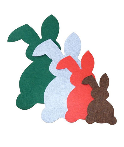Filzuntersetzer Hase Nr. 3, Auswahl Größe und Farbe