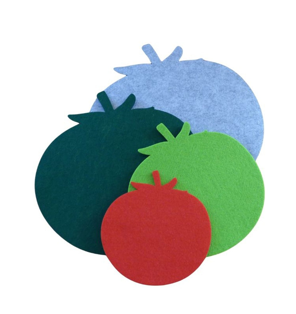 Filzuntersetzer Tomate Auswahl Größe und Farbe