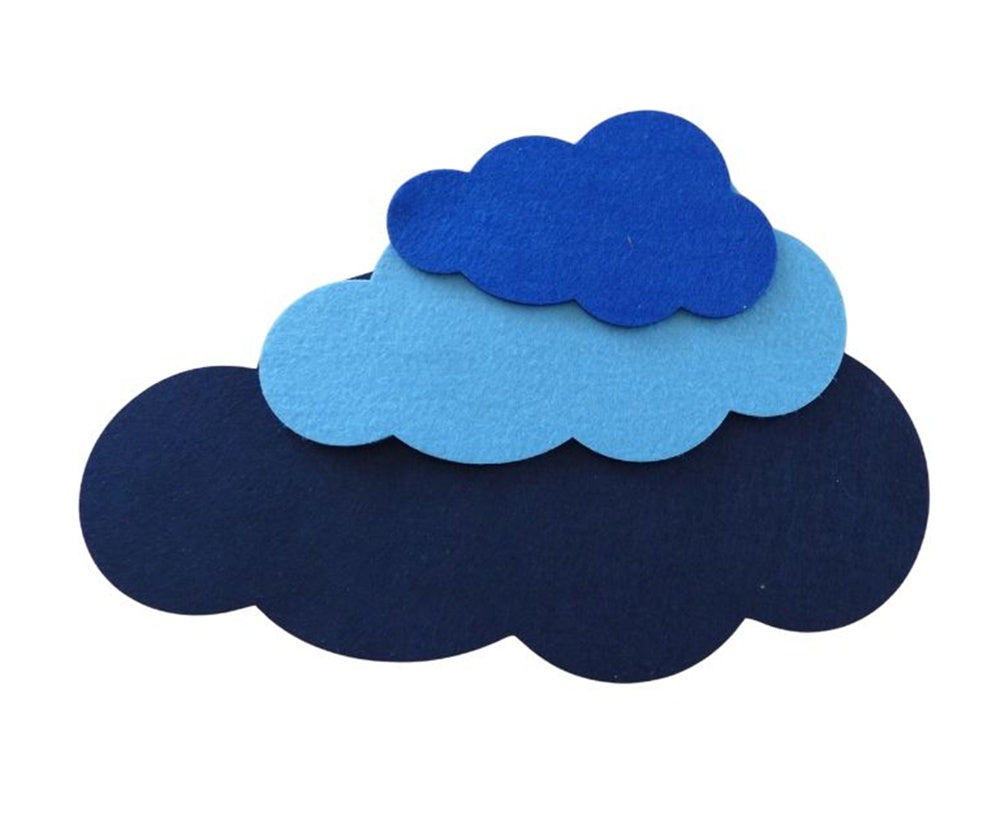 Filzuntersetzer Wolke, Auswahl Größe und Farbe