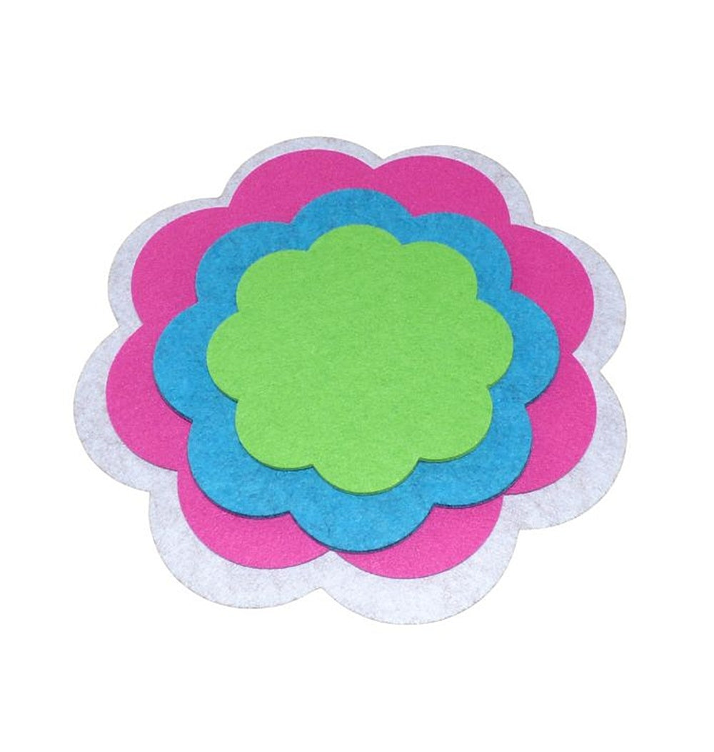 Filzuntersetzer Blume Auswahl Größe und Farbe